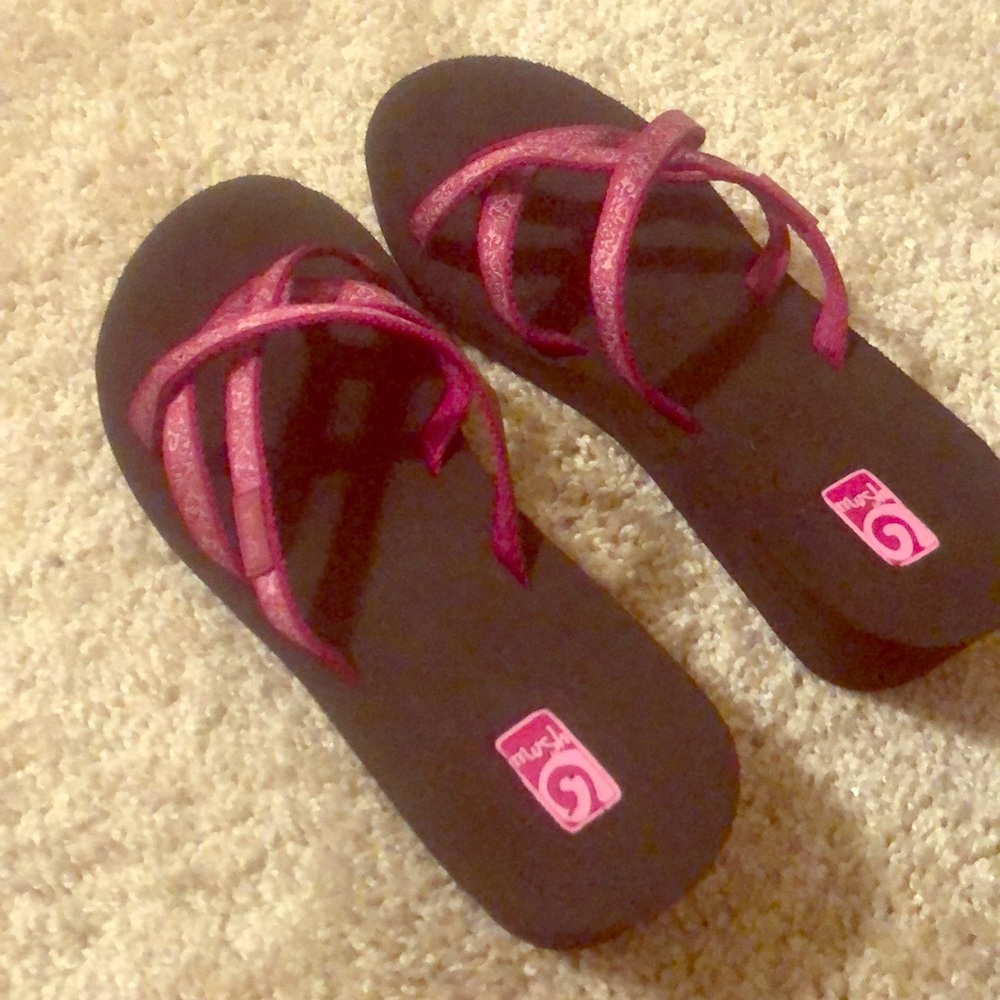 Teva Wedge Platform Sandals; NWOT